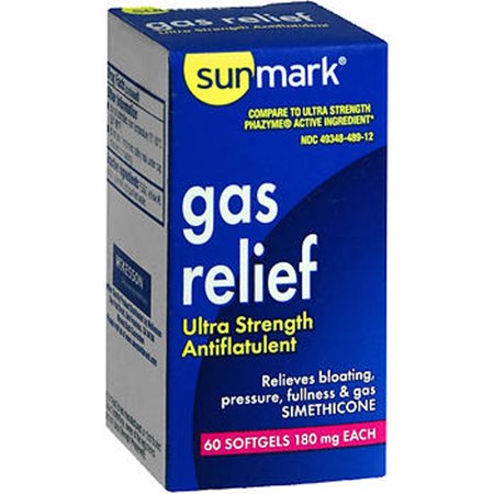 Sunmark Gas Relief Softgels Ultra Strength - 60 Capsules