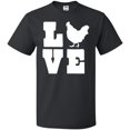 thumbnail image 3 of Inktastic Love Chickens T-Shirt, 3 of 5