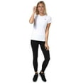 thumbnail image 3 of Women's Puma Essentials Small Logo T-Shirt in White, 3 of 5