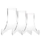 thumbnail image 2 of 3 Pcs Plate Stands Clear Bowls Display Easels Great Load Bearing Stable Structure Tea Cake Display - JZ, 2 of 5
