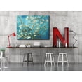 thumbnail image 2 of HFDF Almond Blossom By Vcent Van Gogh Oil Patgs Reproduction Modern Extra Large Floral Giclee Canvas Prts Flowers Pictures on Canvas Wall Art for Home Office Decorations XL 14x11inch Framed, 2 of 6