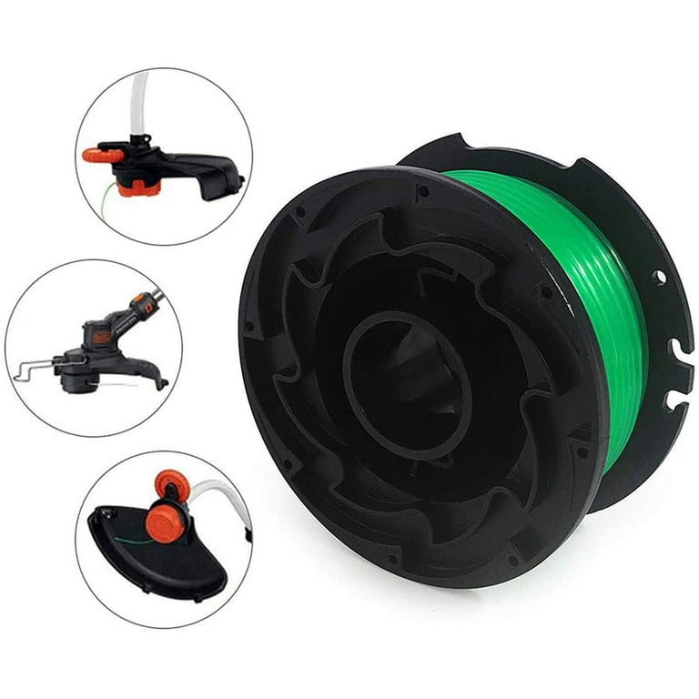  30ft 0.080-inch DF-080 Trimmer Replacement Spool Compatible  with Black Decker GH1000 GH1100 GH2000 String Trimmer,DF-080 & DF-080-BKP  Dual Line Edger Parts Replacement Spool Auto-Feed Spool (10 Pack ） : Patio