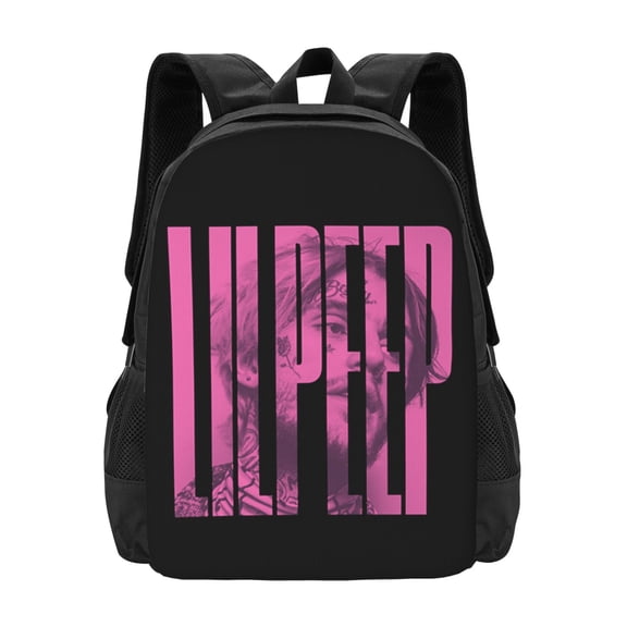 Lil Peep Backpack Fashion Travel Backpack Laptop Backpack 16ch Simple And Large Capacity
