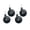 Ordinary wheel, variant on 4pcs Easy Installation Replacement Wheels Casters for Infant Walkers Feature Quick Assembly Design for Parental Convenience