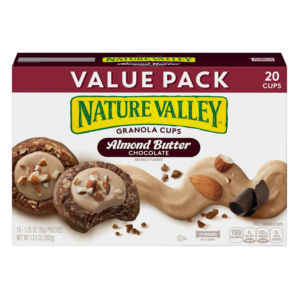 Nature Valley Almond Butter Double Chocolate Granola Cups, 13.5 oz