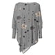 thumbnail image 4 of Ichuanyi liquidación de mujeres moda verano se sexy plegado impreso mujer manga larga manga larga botón de cuello redondo ICHUANYI WER2023082209958, 4 of 5