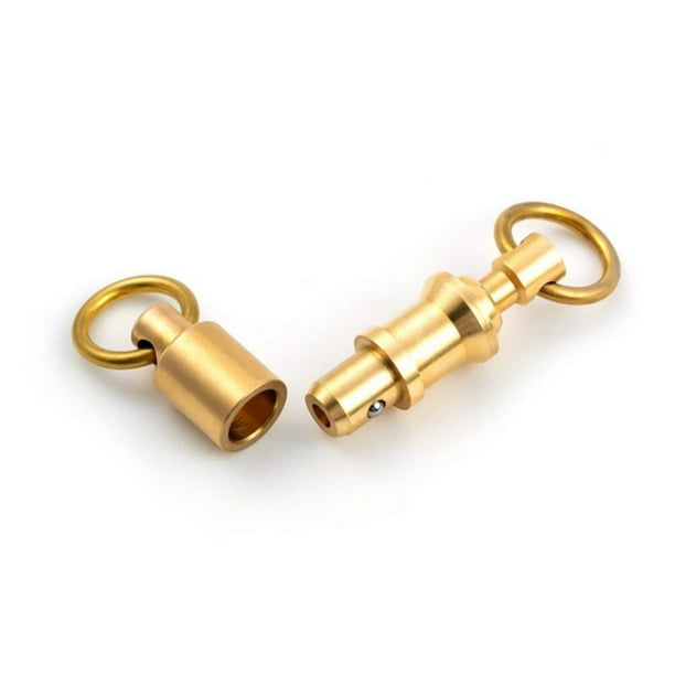 OUSITAID Quick Release Keychain Detachable Keychain with 2 Split Rings Separating Keychain Portable Durable Detachable Pull Apart Key Rings Pull Apart