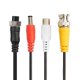 thumbnail image 5 of Ygjytge 40cm M12 4Pin Cabeza Aviación A BNC RCA DC AV Adaptador Cable Conector, 5 of 7