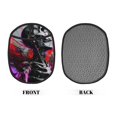 thumbnail image 2 of Pofeuu Artistic Skull Print Silicone Pot Mat Mitten With Hanging Loop Heat Resistant Oven Mitts Non-Slip Bbq Baking Smoking Potholders, 2 of 7