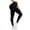 Black, variant on Women Thick High Waist Yoga Pants with Pockets Non See-through 4 Way Stretch Workout Running Leggings