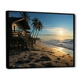 thumbnail image 2 of Designart "Tropical Vibes Beach Photo III" Nautical & Beach Floater Framed Canvas Wall Art, 2 of 7