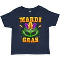 thumbnail image 3 of Inktastic Mardi Gras with Green Masquerade Mask Boys or Girls Toddler T-Shirt, 3 of 5