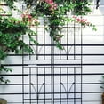 thumbnail image 6 of 2 Pack Metal Garden Trellis 71" x 17.7" Rustproof Trellis for Climbing Plants Outdoor Flower Support Brown, 6 of 14