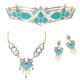 thumbnail image 5 of Accesorios de vestido de princesa Jasmine para niñas, juego de joyas, conjunto de juguetes, collar de diadema de jazmín, favores de fiesta de Halloween y Navidad, 5 of 5