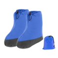 thumbnail image 2 of Botines de plumas, calcetines cálidos, botines de camping, funda para calentar los pies con bolsa de almacenamiento, calzado para acampar, senderismo, M azul, 2 of 8