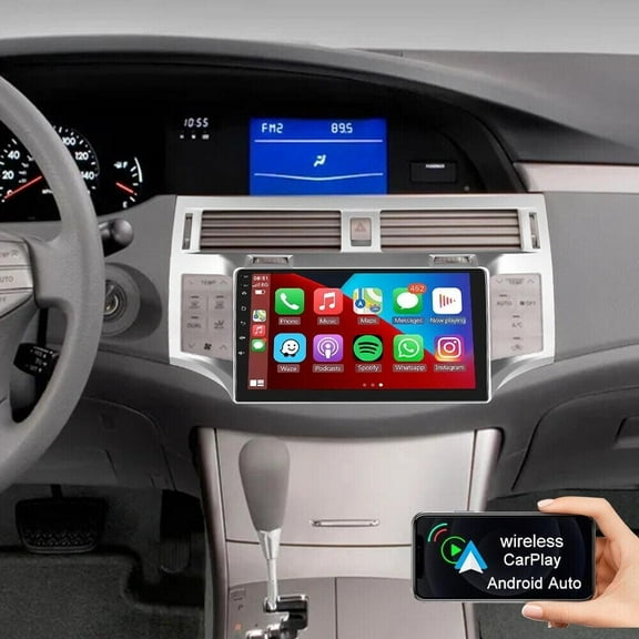 Car Stereo Radio Compatible for 2005-2010 Toyota Avalon,2 32 GB Car Radio Android 13 Car GPS Navigation 9 inch Touchscreen with Carplay and Android Auto Functions