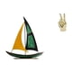 thumbnail image 1 of Escultura De Velero De Hierro Con Gesto, Adorno De Mesa, Colección De Decoración Feng Shui, Figura Decorativa Para Centro De Mesa, Escritorio, Estantería, Mano, Dedo, Decoración Creativa, 1 of 8