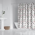 thumbnail image 2 of Christmas Forest Pattern Shower Curtain 84"x72" ,Bathroom Decorative Shower Curtains Set with 12 Hooks,Modern Waterproof Washable Shower Curtain, 2 of 6