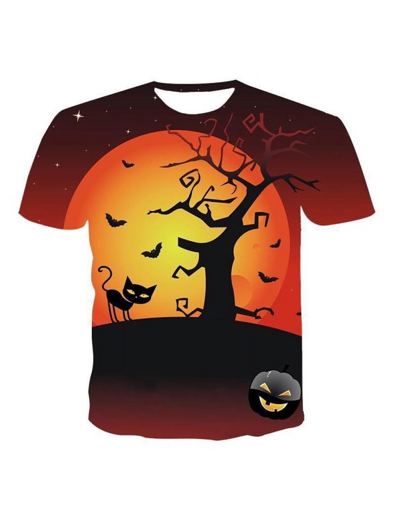Summer New Cool Style Bat graphic t shirts For Men Fashion 3D Personality Print T-shirt Hip Hop harajuku short sleeve t-shirts