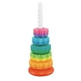 thumbnail image 4 of Rainbow Stacker Baby Stacking Toy Juguete de aprendizaje temprano Mano Ojo Coordinación Stacking Puzzle Toys Rainbow Anillos para Niñas Hugo Apilador Juguetes Clásicos, 4 of 9