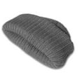 thumbnail image 3 of Clear Creek Classic Men's Warm Winter Acrylic Rib-knit Cuffed Beanie Hat (Gray), 3 of 3