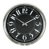 Poolmaster 16" Mod Clock, Black face, Aluminum, Part-52541