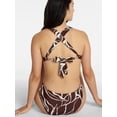 thumbnail image 4 of Time and Tru Women's and Women's Plus Cross Back Triangle Bikini Top, Sizes XS-3X, 4 of 5