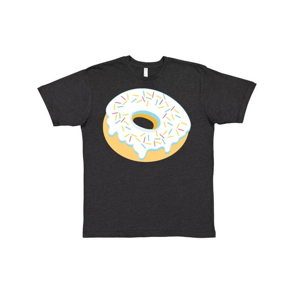 Inktastic White Donut with Sprinkles T-Shirt