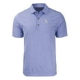 thumbnail image 2 of Men's Cutter & Buck Heather Royal Los Angeles Dodgers Forge Eco Heathered Stripe Stretch Recycled Polo, 2 of 3
