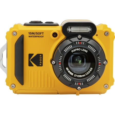 Kodak Yellow PixPro WPZ2 Rugged Camera with 16 MegaPixels, 4x Optical Zoom