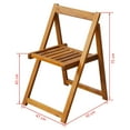 thumbnail image 4 of vidaXL Folding Garden Chairs 2 pcs Solid Acacia Wood, 4 of 4