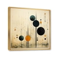 thumbnail image 2 of Designart "Minimalist Oasis Colorful Mid Century Zen IV" Abstract Collages Floater Framed Wall Art Print, 2 of 7