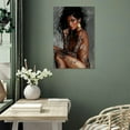 thumbnail image 3 of Shadudu Tattooed Woman Canvas Wall Decor Art Print 24x36 Inch Luxury Design for 24x36in, 3 of 7