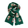 thumbnail image 2 of Fiudx Liquidación de ahorros de verano Bufanda navideña para mujer, bufanda estampada, regalo festivo, bufanda unisex larga, bufanda de cuello de lana de imitación cálida para invierno, chal de 67 x, 2 of 6