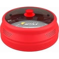 thumbnail image 1 of Tapa para microondas EZY ACTIVE plegable de vidrio y silicona roja, 1 of 8