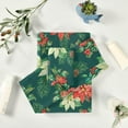 thumbnail image 6 of SKYSONIC 3 Pack Towel Christmas Holly Berries Cotton Bath Towel Set (1 Bath Towel, 1 Hand Towel, 1 Washcloth) for Bathroom, Super Soft and Quick Dry Towels, 6 of 7