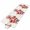 Red, variant on Valentine's Day 2'x6' Runner Rugs for Hallway Kitchen Bedside Non Slip, Red Love Balloons Bottles Simple Romantic Entryway Rug Runners with Rubber Backing, Long Carpet Runner for Laundry Room