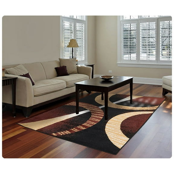 Home Dynamix Area Rugs: Premium Rugs: 5194-502 Brown: 5' 2" x 7' 4" Rectangle