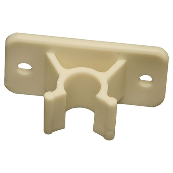 RV Designer E244 Plastic Clip-Style Entry Door Holder, Clip Only - Colonial White, Pack of 2