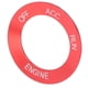 thumbnail image 1 of Anillo de botón pulsador del motor, interruptor de arranque y parada del motor Cubierta del botón de arranque y parada del motor Anillo de perilla de encendido Rendimiento de alta gama, 1 of 9