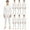 Off White, variant on 6 Pack of 2pc Thermal Sets for Men, Base Layer Long Johns Underwear, Top & Bottom, Cotton, Solid Colors (Large, Navy Blue)