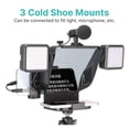 thumbnail image 3 of PT-15 Smartphone DSLR Camera Teleprompter With Remote For Video Recording Live Broadcast Streaming Interview ,Easy setup, Desktop controlled, 3 of 7