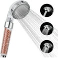 Zen Body Shower Head, High Pressure Hand Held Rainfall 3 Mode Shower