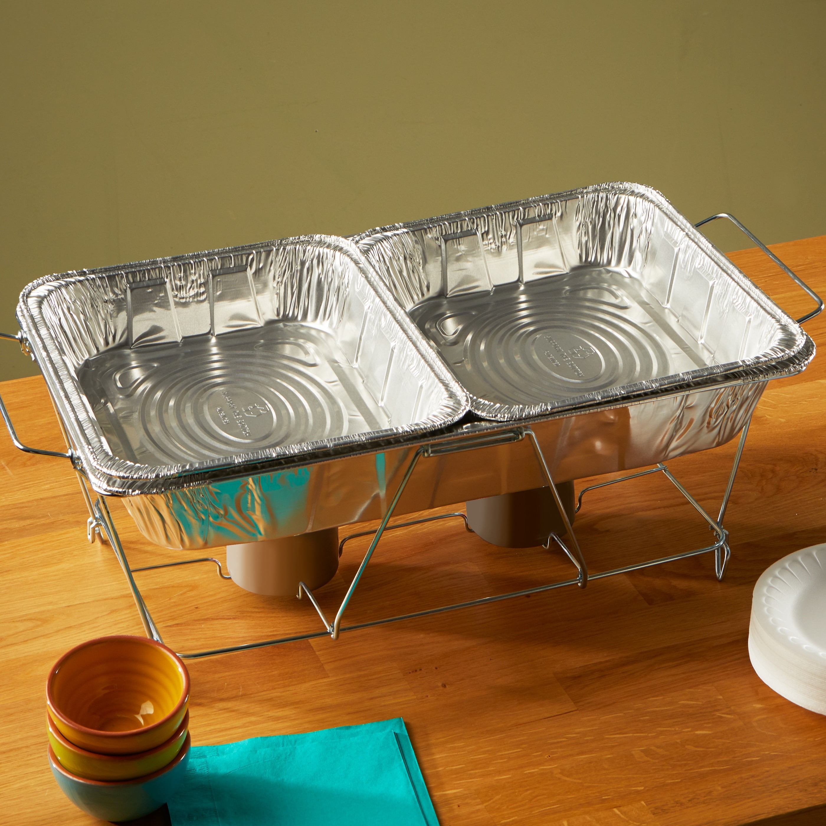 Aluminum Pans Disposable Foil Pans Half Size Steam Table - Temu