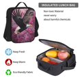 thumbnail image 5 of Pofeuu Flower Bald Eagle Print Backpack Travel Backpacks With Lunch Bag Pencil Bag Set 3 pcs Set Cartoon Backpack, 5 of 7