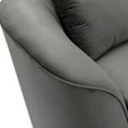 thumbnail image 4 of Christopher Knight Home 87" Curved Contemporary Sofa in Plush Seating, Streamlined Design Durable Frame for living Room, Velvet,Gray, 4 of 6