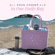 thumbnail image 2 of Bolsa de mano Simply Southern Simply Tote lila impermeable, 2 of 7