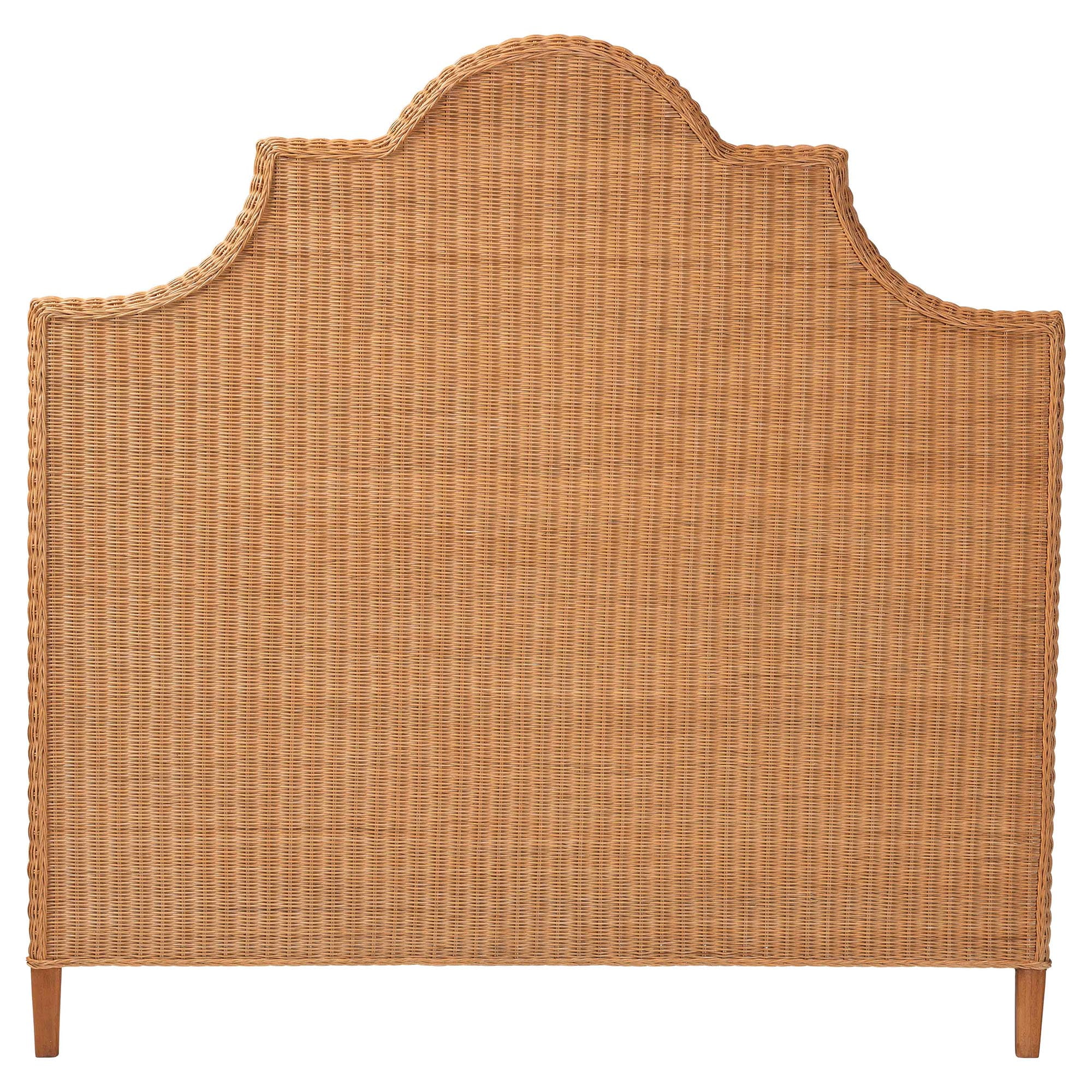 bali & pari Melanie Boho Standalone Headboard, King, Light Honey