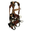 Falltech Tower Climb Full Body Harness CTech 6D, Brown G7084M