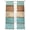 turquoise, variant on Farmhouse Teal Blue Brown Sheer Curtains 54 Inch Length 2 Panels Set Window Treatments, Vintage Wooden Striped Rod Pocket Semi Curtains for Living Room/Bedroom/Kitchen Décor, 104"W x 54"L